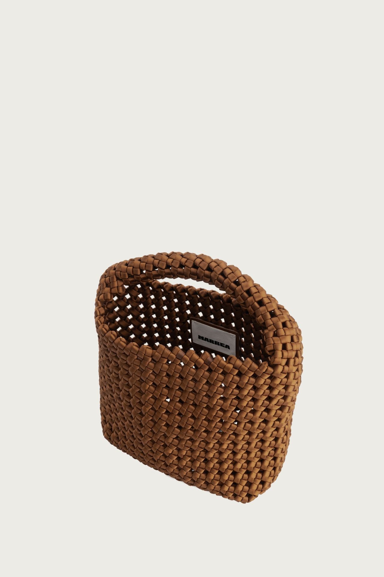 Marrea Basket Open Weave Affogato Satin