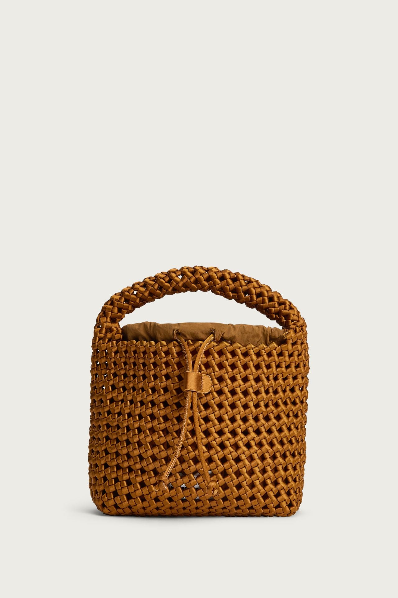 Marrea Basket Open Weave Affogato Satin