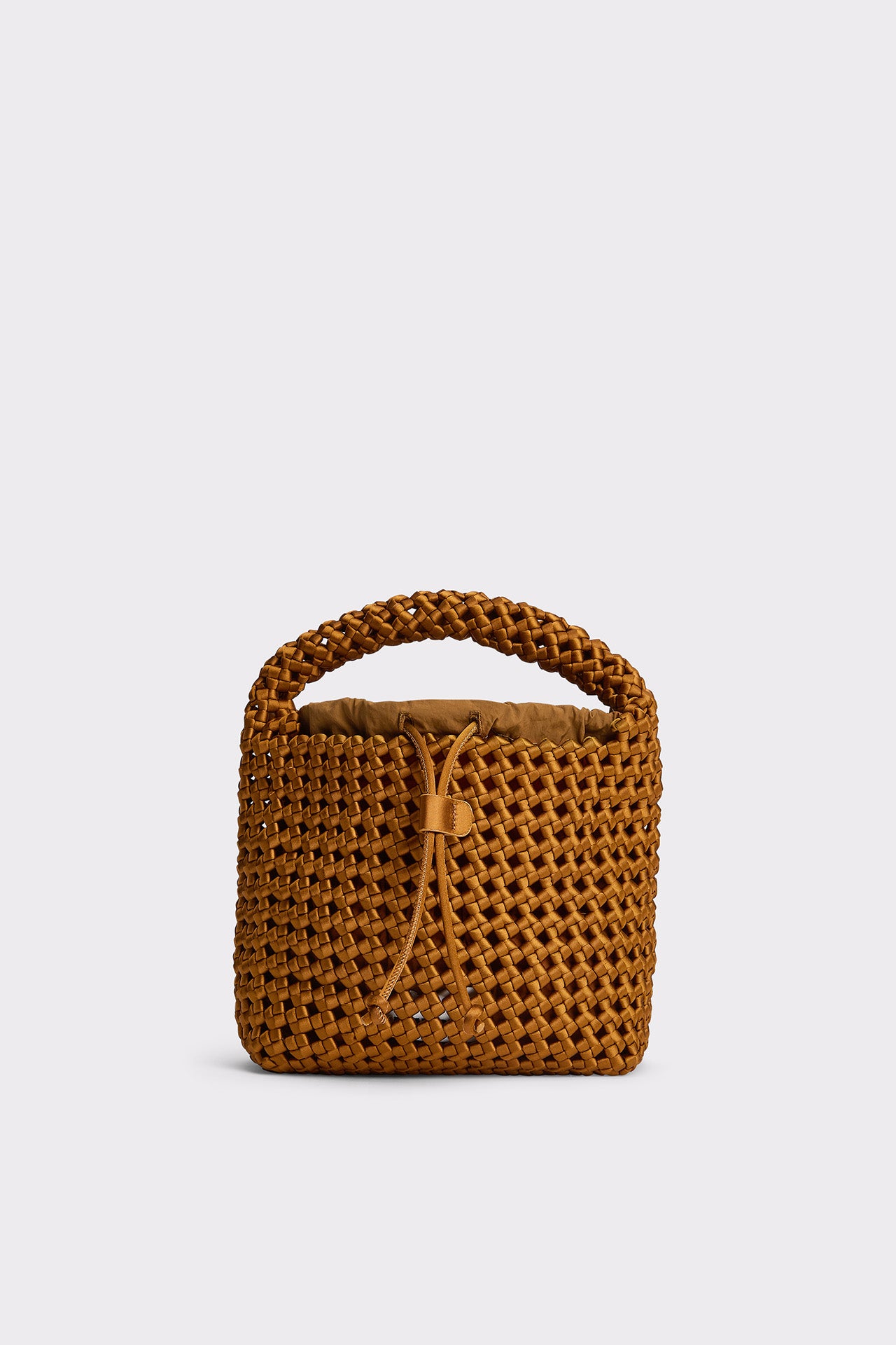 Marrea Basket Open Weave Affogato Satin