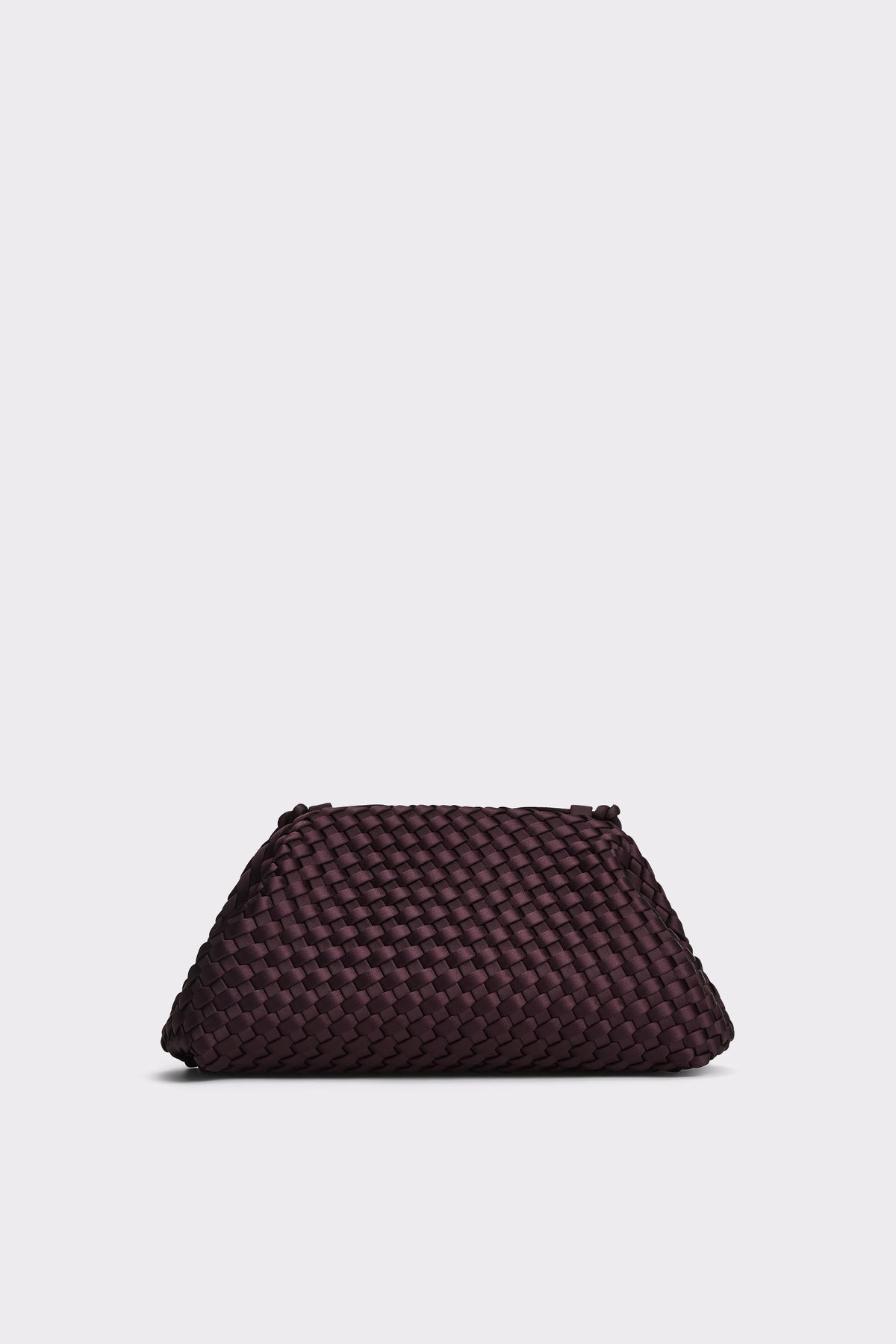 Marrea Pouch Aubergine Satin