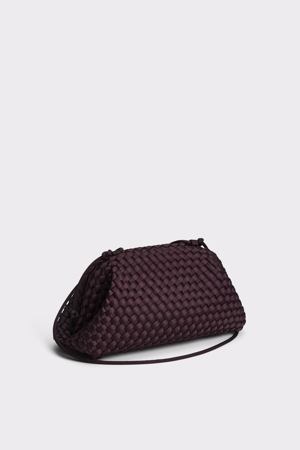 Marrea Pouch Aubergine Satin
