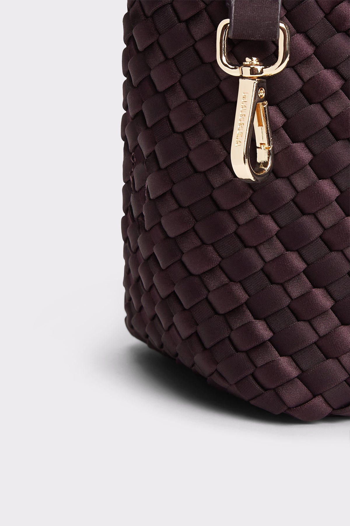 Marrea Mini Aubergine Satin Stripe
