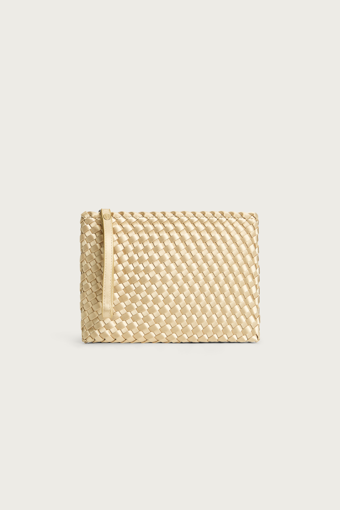 Marrea Clutch Champagne Satin Gold