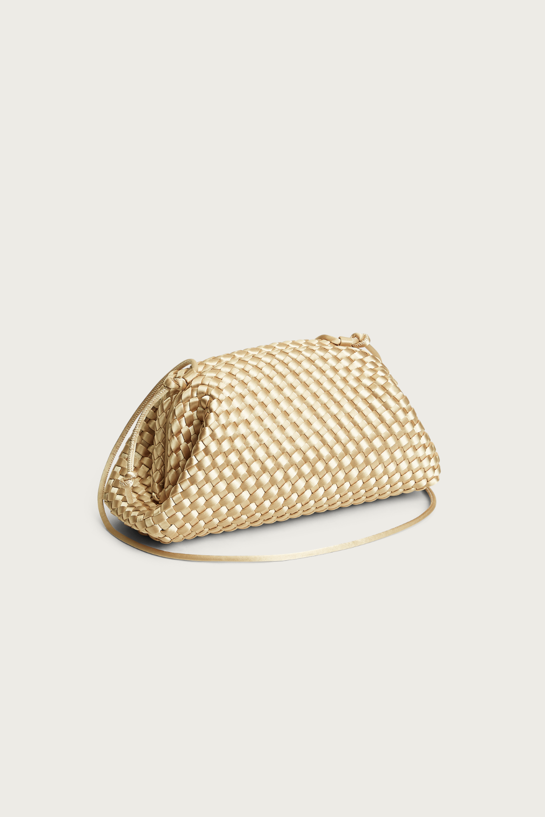 Marrea Pouch Champagne Satin Gold