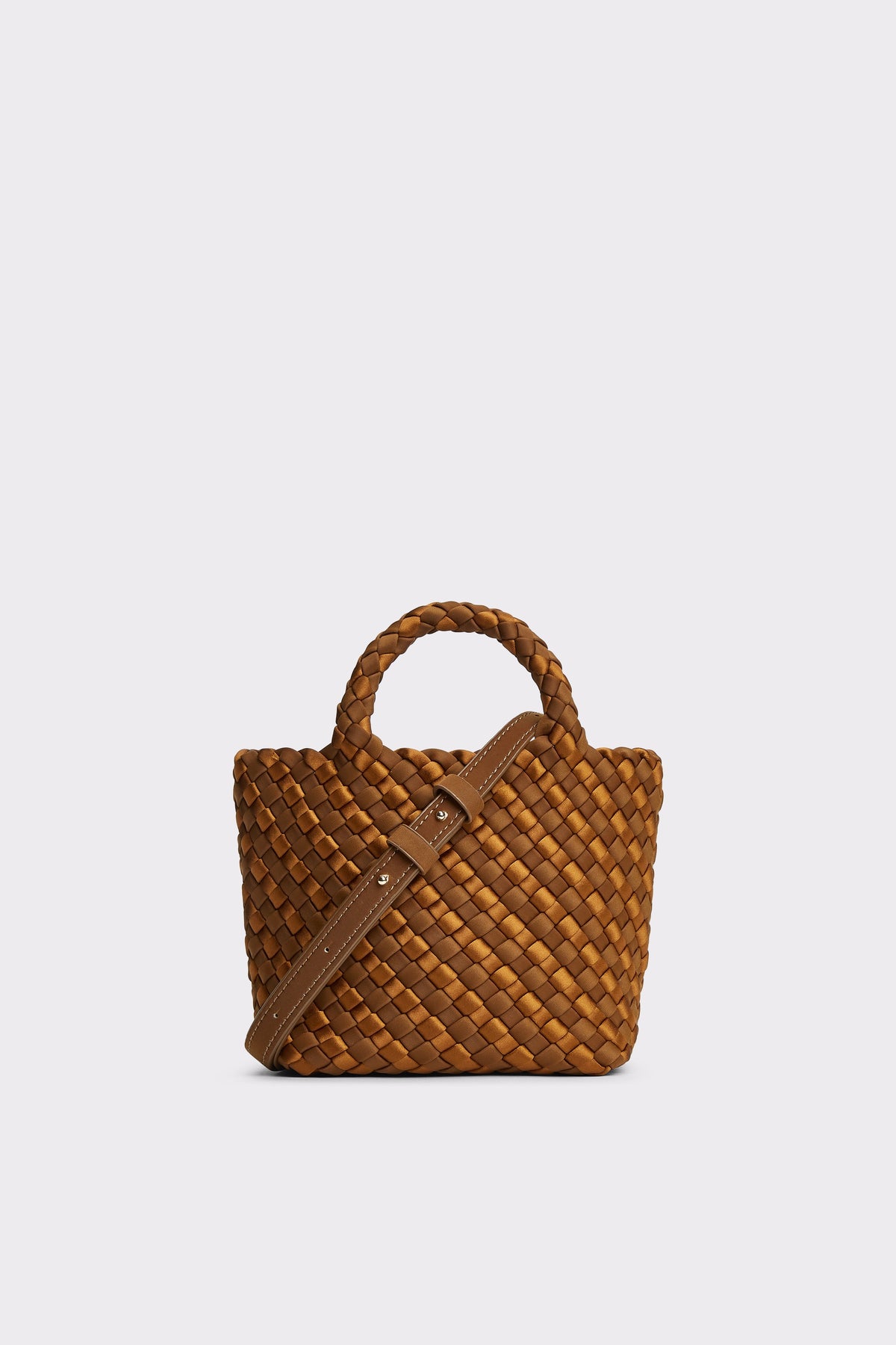Marrea Mini Caramel & Affogato Satin Stripe