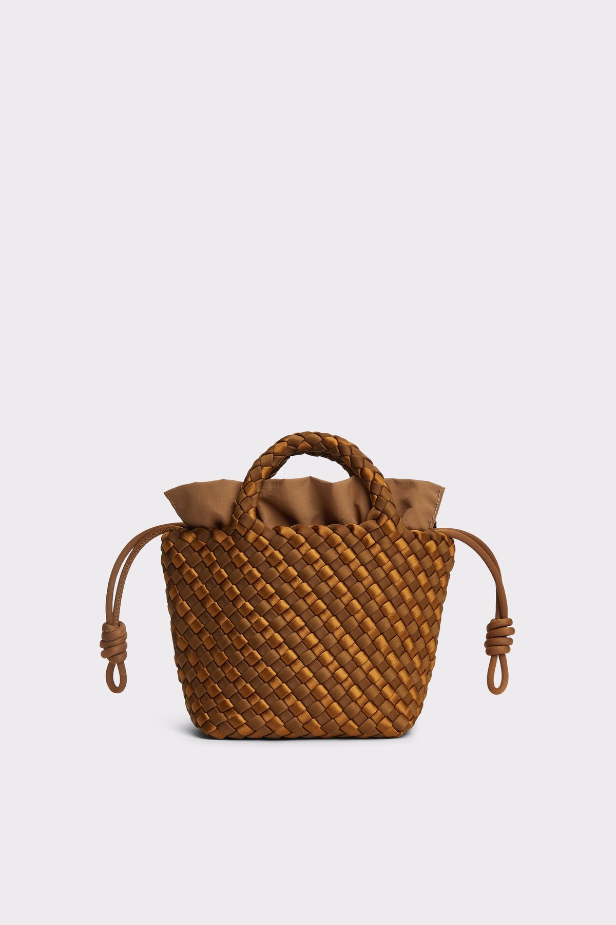 Marrea Mini Caramel & Affogato Satin Stripe