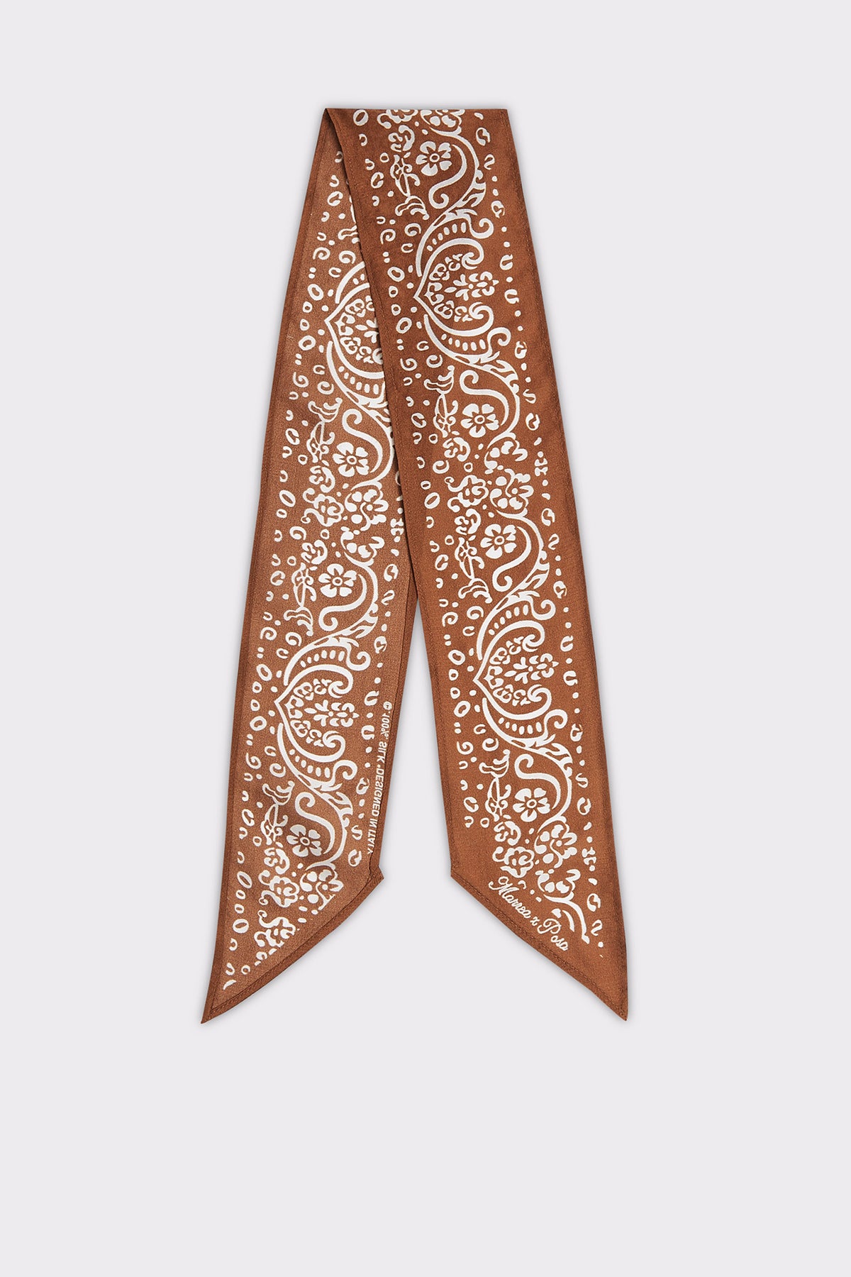 MARREA × POSA Twilly Scarf Caramello Coast