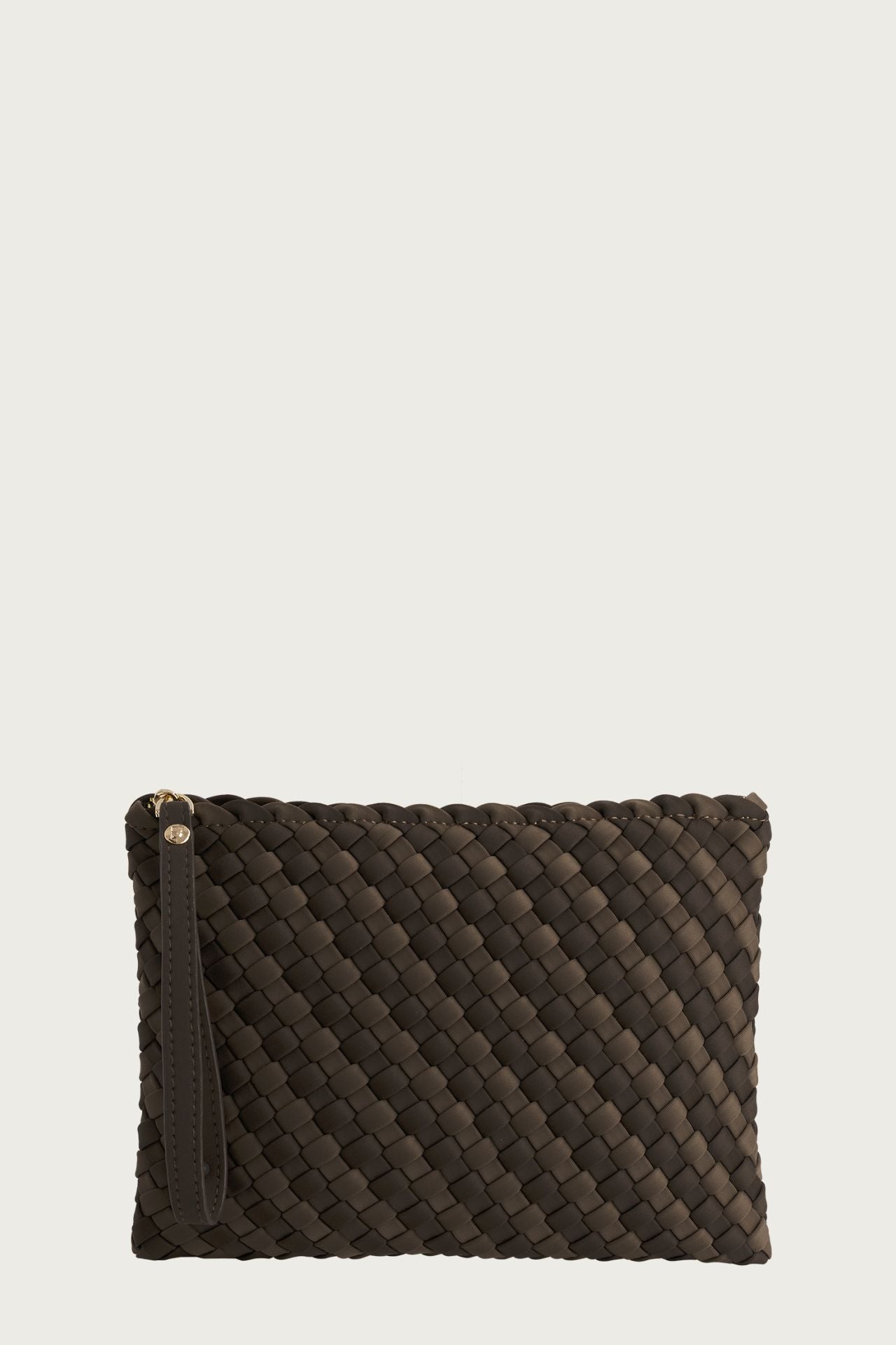 Marrea Stripe Clutch Espresso x Coco