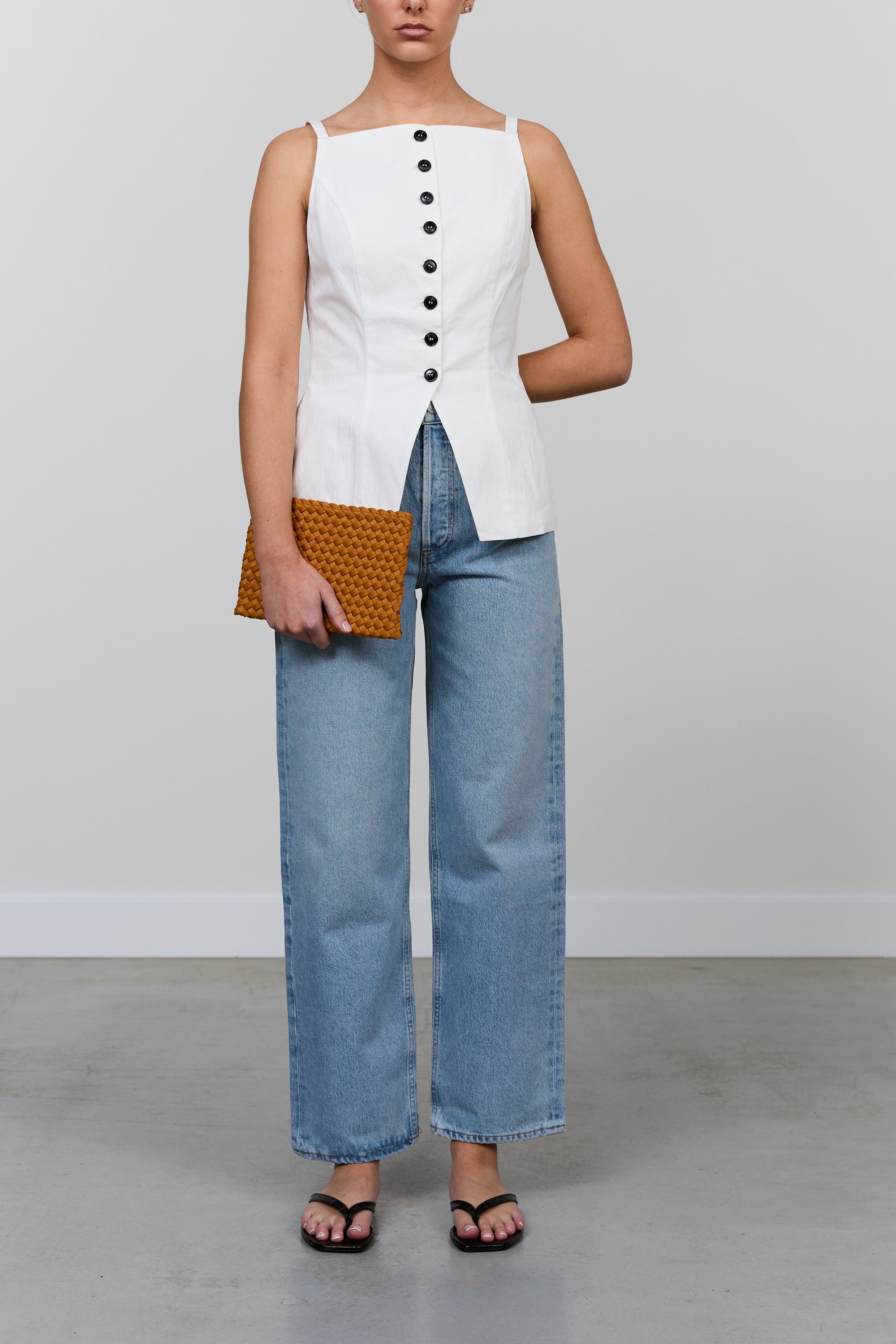 Marrea Clutch Golden Orange