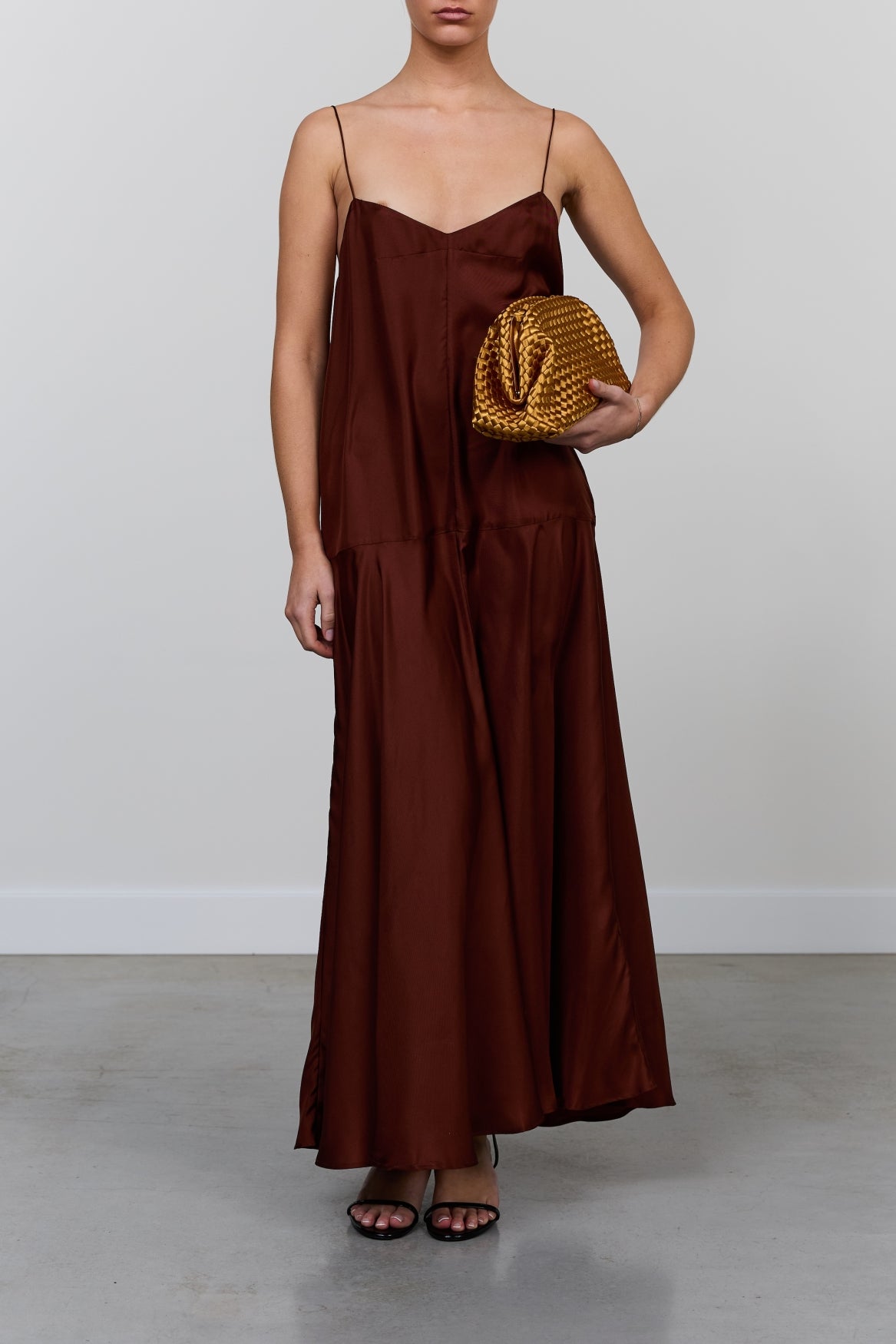 Marrea Pouch Golden Sun Satin