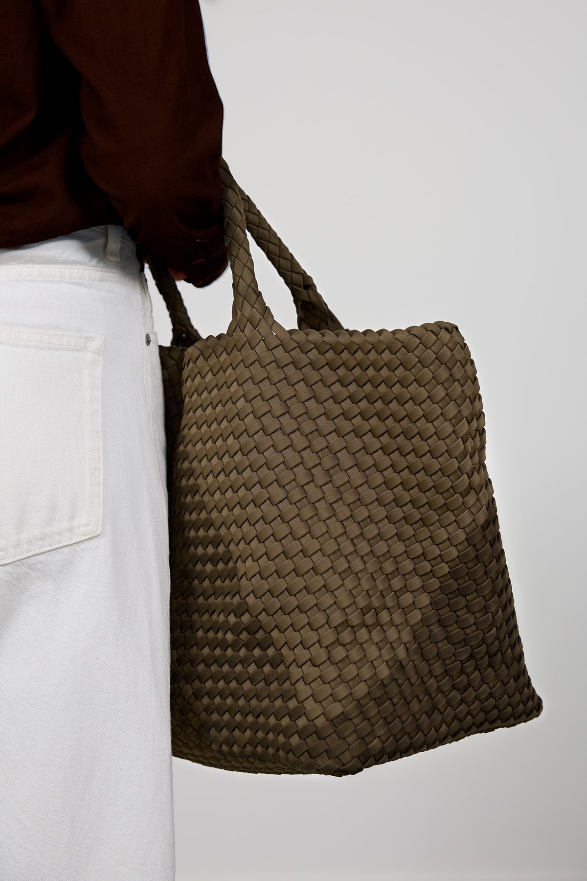 Marrea Large Espresso x Coco Coastal Check
