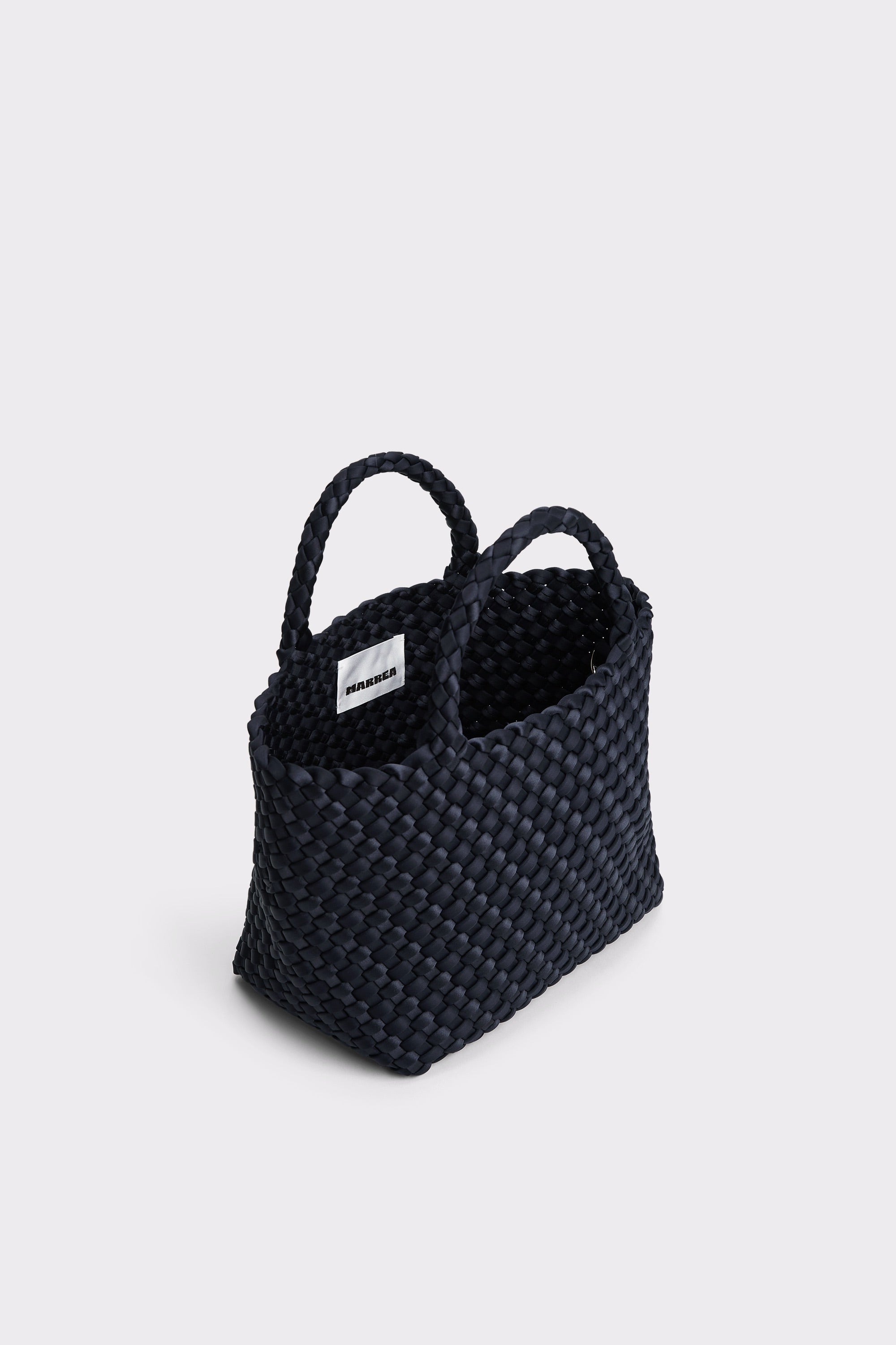 Marrea Midi Midnight Satin Stripe