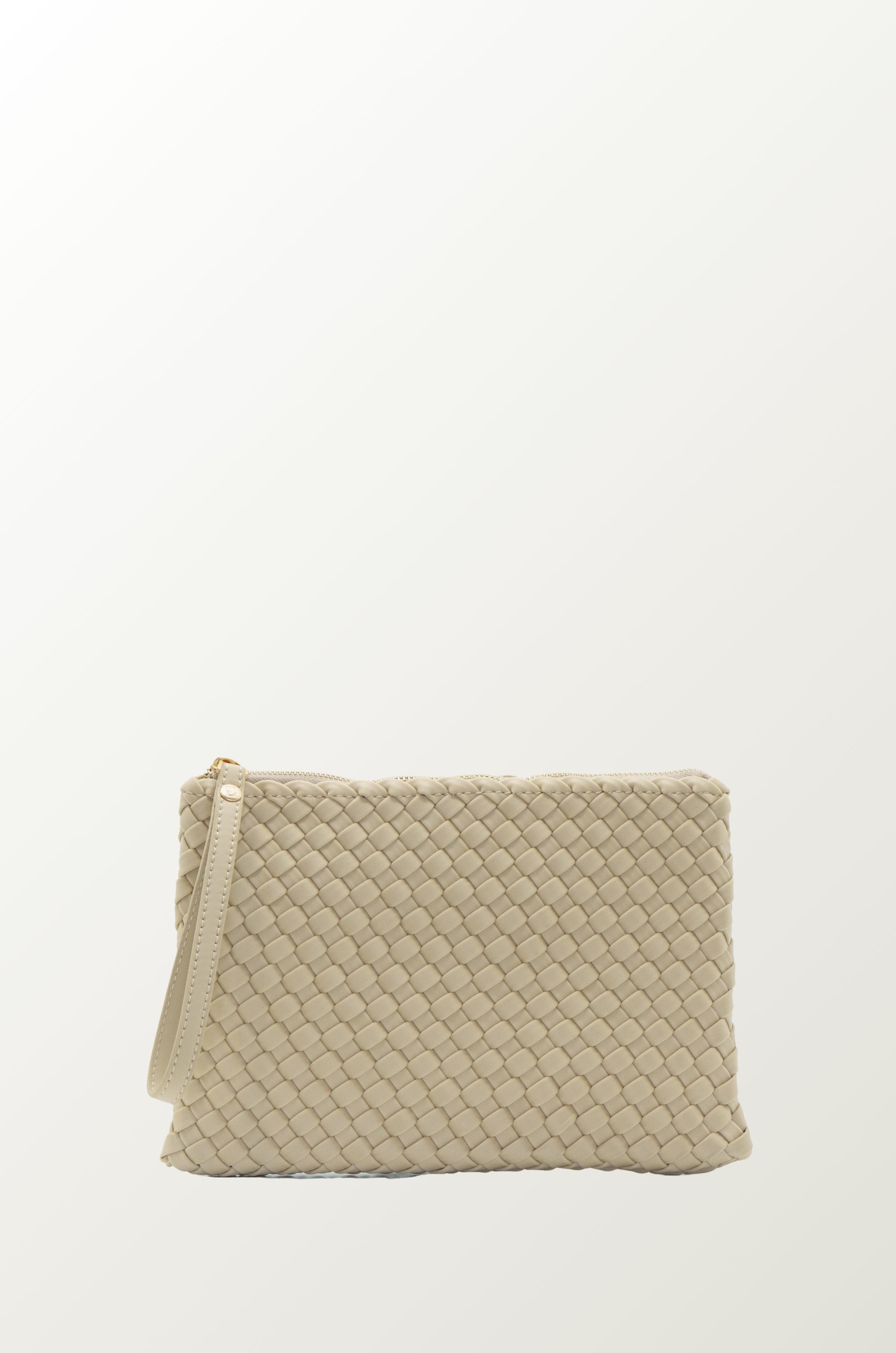 Mia Clutch - White Tan