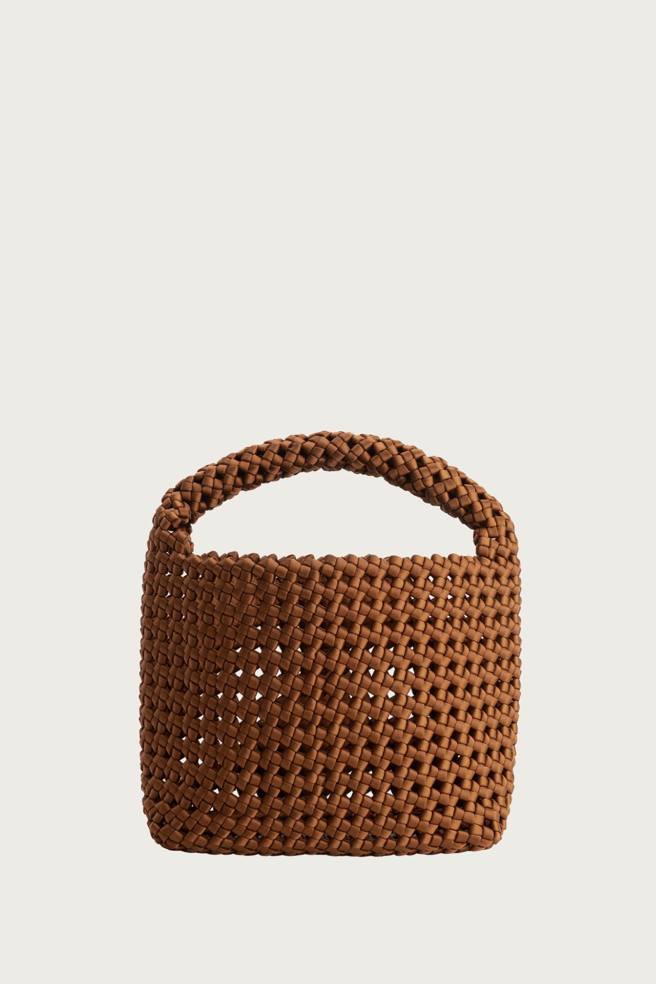 Marrea Basket Open Weave Affogato Satin