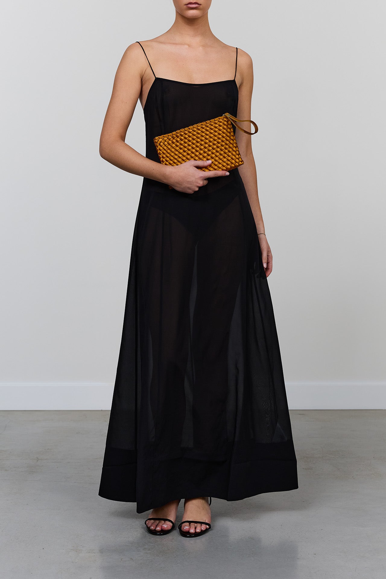 Marrea Clutch Affogato Satin