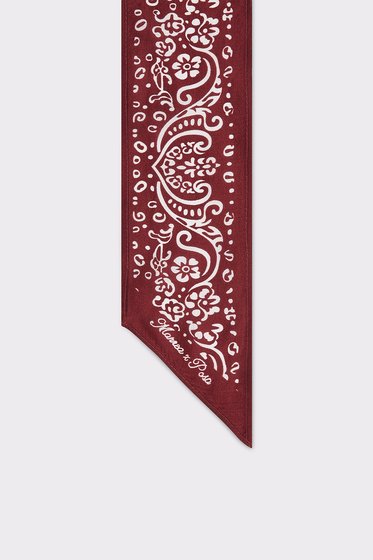 MARREA × POSA Twilly Scarf Amarena Kiss