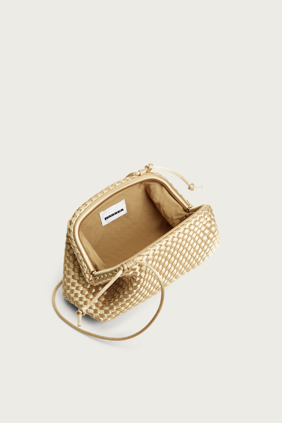 Marrea Pouch Champagne Satin Gold