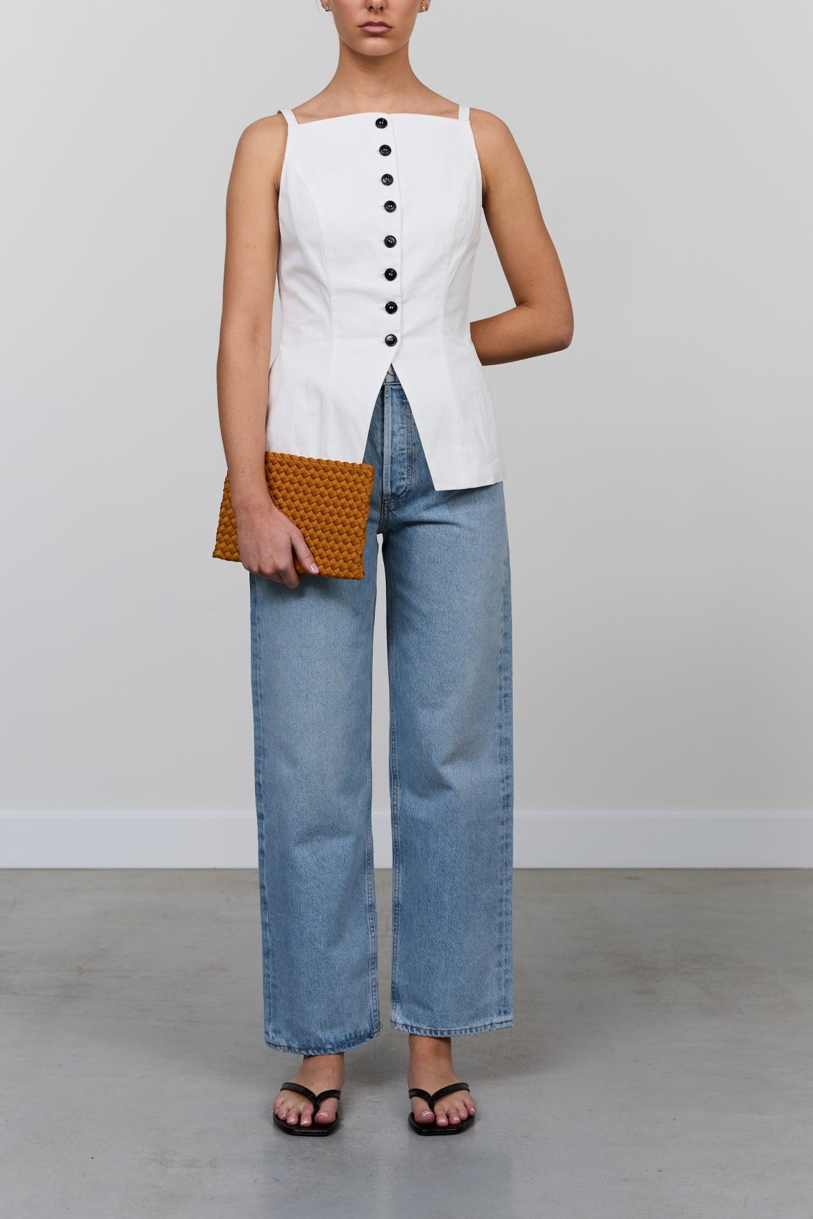 Marrea Clutch Golden Orange