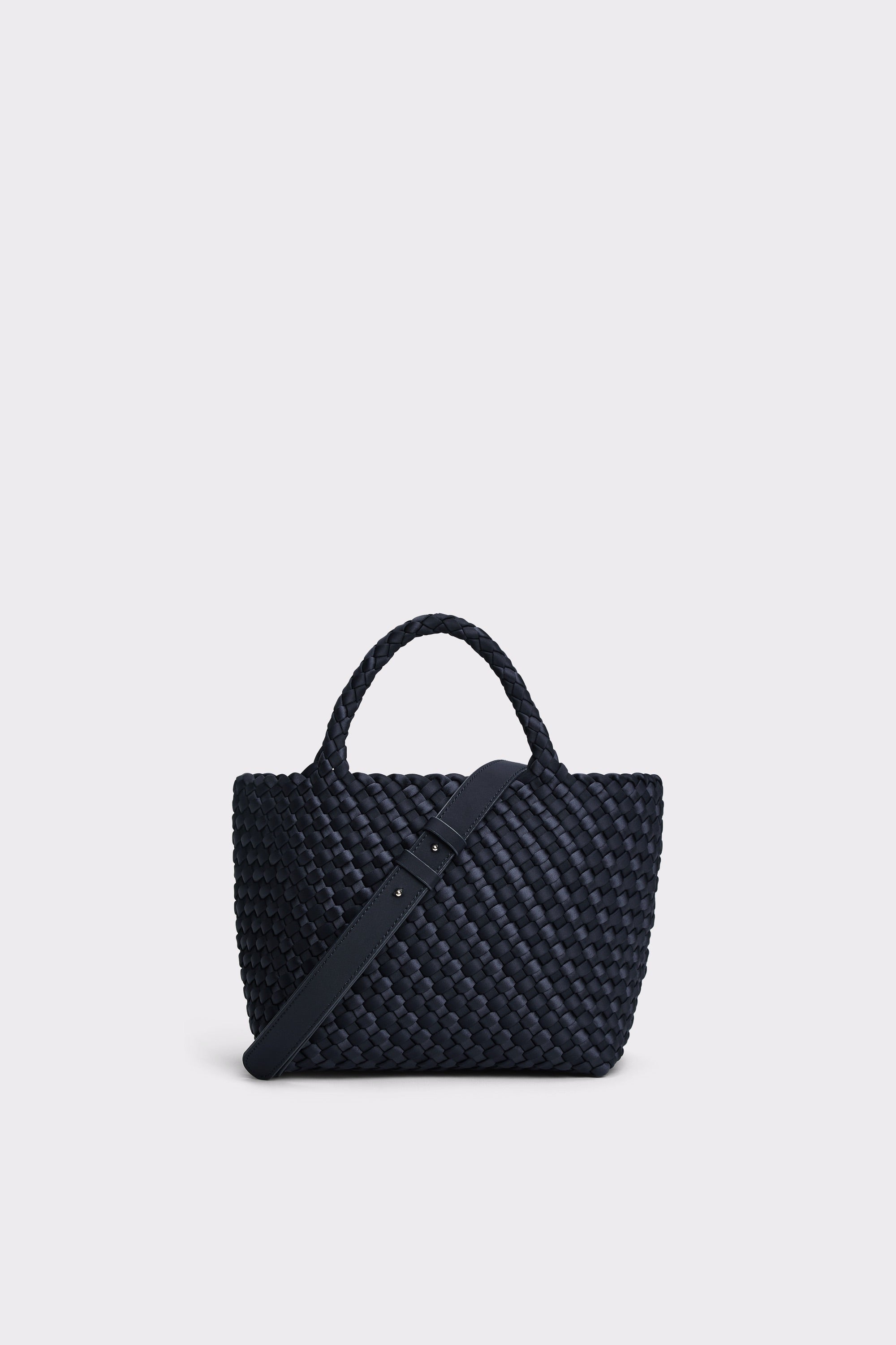 Marrea Midi Midnight Satin Stripe